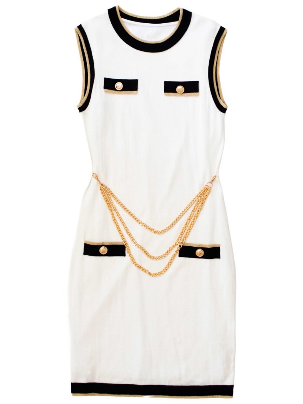 Brand New VENUS Chain Detail Sweater Dress